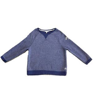 Victoria’s Secret Ángels Y2K Soft Fuzzy Blue Crewneck Sweatshirt size Sm…